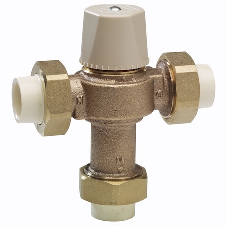Watts 3/4 In Lead-Free Thermostatic Mixing Valve, Cpvc End Connections 0559162